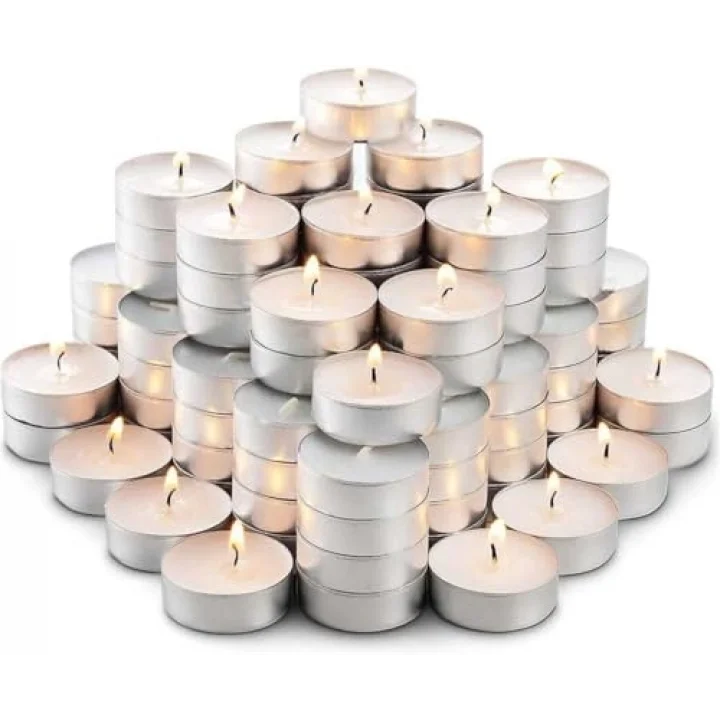 Tealight Mum 100 Adet Beyaz