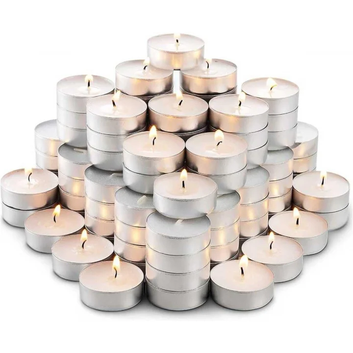Tealight Mum 100 Adet Beyaz