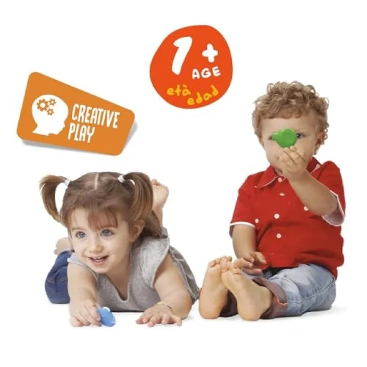 Teddy Bebek Crayons 6Li +1 Yaş
