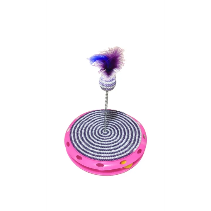 Tek Katlı Eğlenceli Kedi Oyuncağı Ve Tırmalama (MOR)