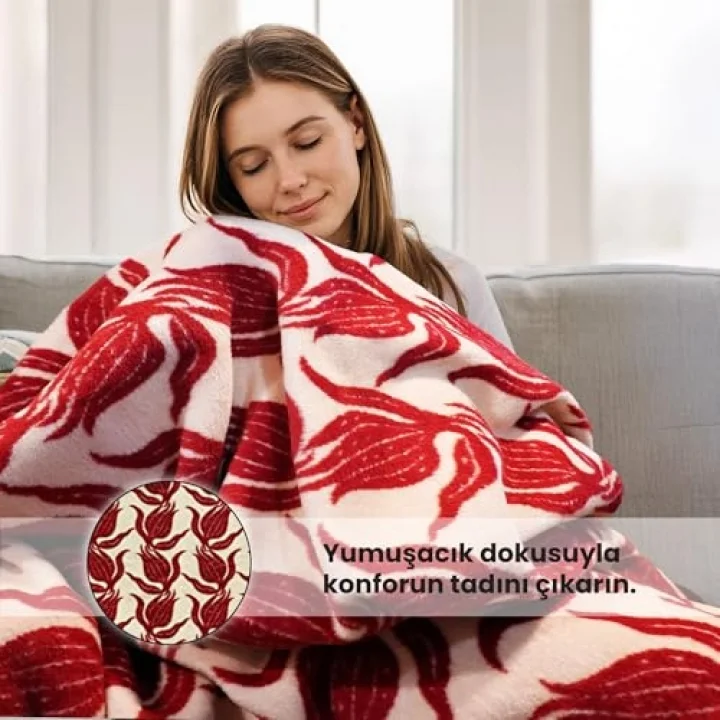 Tek Kişilik Battaniye 150 x 200 cm (Lalezar)