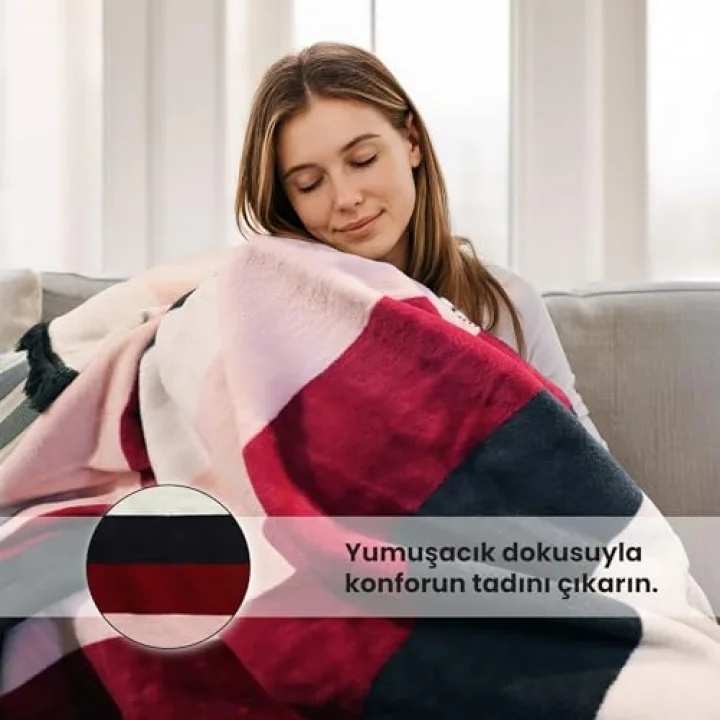 Tek Kişilik Battaniye 150 x 200 cm (Ritim)