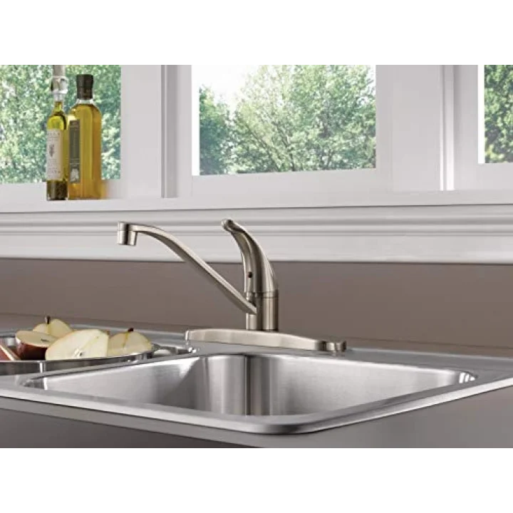 Tek Saplı Mutfak Lavabo Bataryası, Paslanmaz P110LF-SS