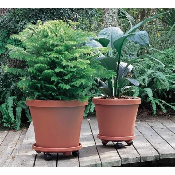 Tekerlekli Saksı Altığı 37 CM KAHVE 721053