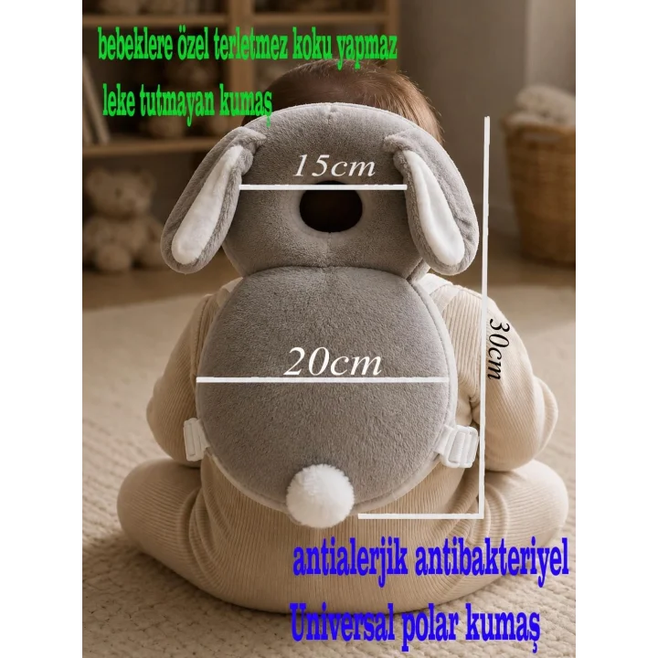 Teknor Bebek Kafa Koruma Yastığı Tavşan Model 20x30 Ebat