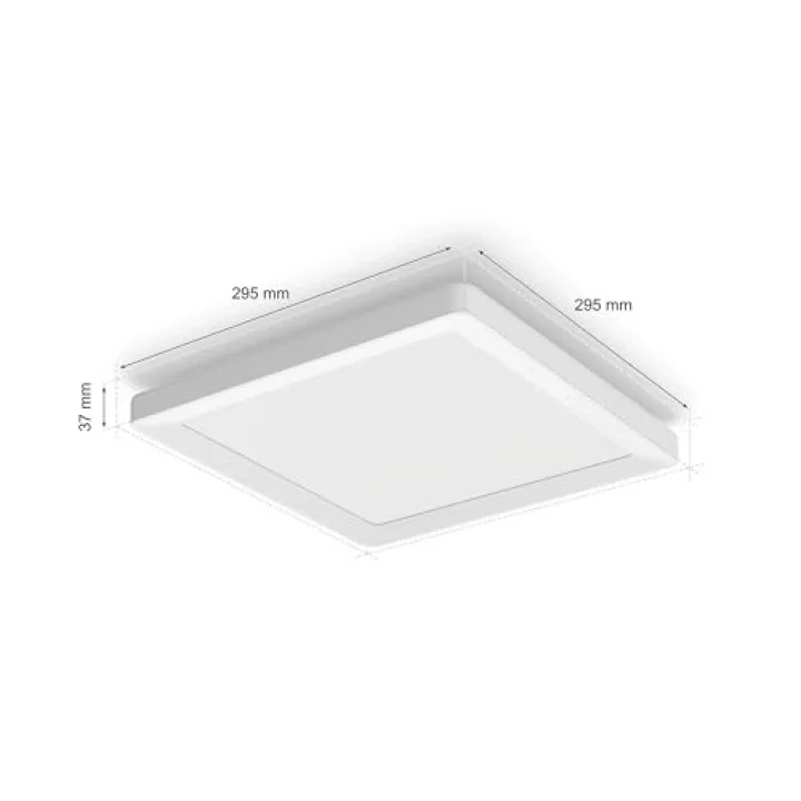Tento WCA Slim Kare Tavan Paneli 30x30cm Beyaz - 25.000 Saat Ampul Kullanım Ömrü