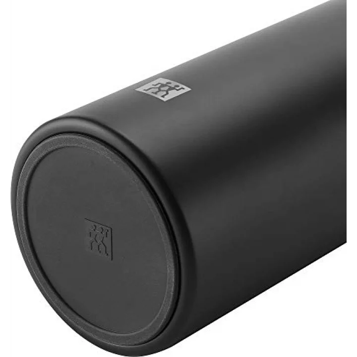 Termos, Entegre Fincan, Termos Sürahi, Çift Duvarlı Yalıtım, 1 Litre, Siyah