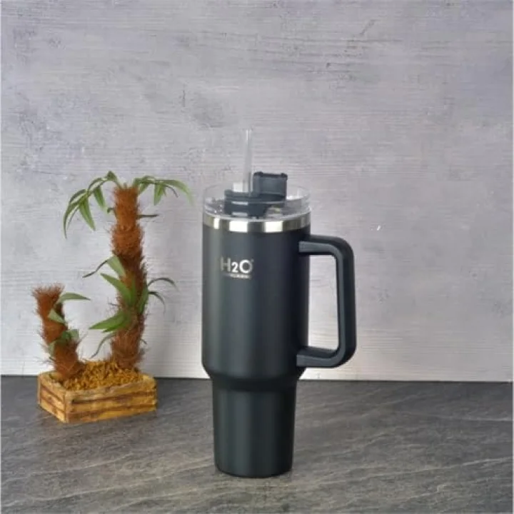 Termos Pipetli Maxi Kupa Siyah 1200 ml