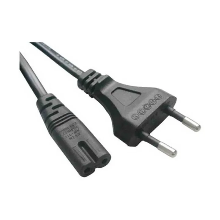 Teyp Fişi - Notebook Adaptör Işıldak Power Güç Kablosu 2 Pin