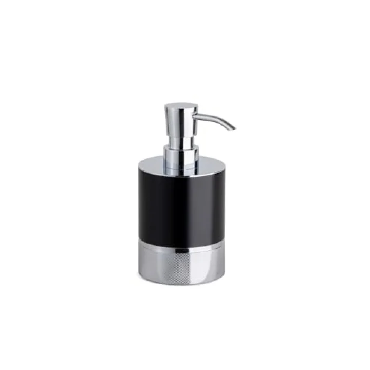 Tezgah Üstü Sıvı Sabunluk 250 Ml Krom-Siyah Renk 160X80X103 Mm Krom Tek Ebat Ba2005 006 Cr-Al6
