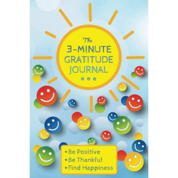 The 3-Minute Gratitude Journal: Daily 3 Bullet Point Format, Be Positive, Be Thankful, Find Happiness, Undated