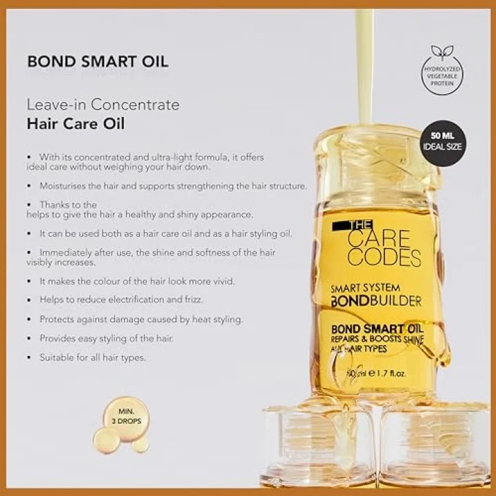 The Care Codes Bond Smart Oil Saç Bakım Yağı 50 Ml