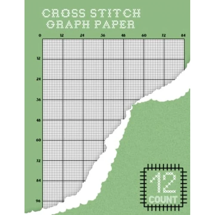 The Cross Stitchers Design Notebook: Cross Stitching in 12 by 12 Per Inch Grid - Creating Your Own Embroidery Patterns And Needlework - 12 Lines Per ... Designs (120 Sheet 8.5 x 11 Inches / Din A