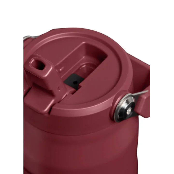 The IceFlow Bottle Flip Straw Pipetli Termos 2.0 0.7 L - (24 OZ) Cranberry