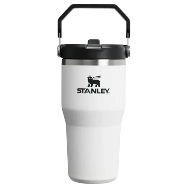 The IceFlow™ Flip Straw 2.0 Tumbler 0.59L / 20oz Chalk Termos AS10134250117 Metal