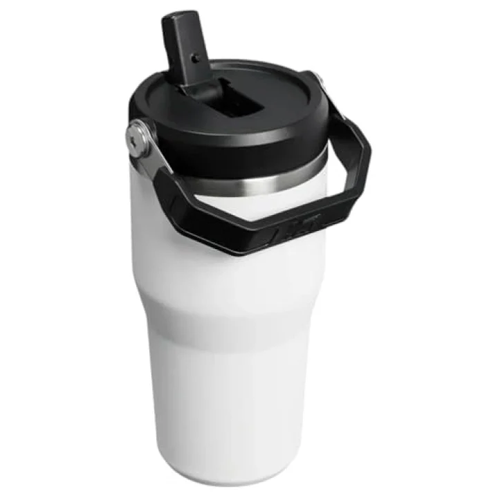 The IceFlow™ Flip Straw 2.0 Tumbler 0.59L / 20oz Chalk Termos AS10134250117 Metal