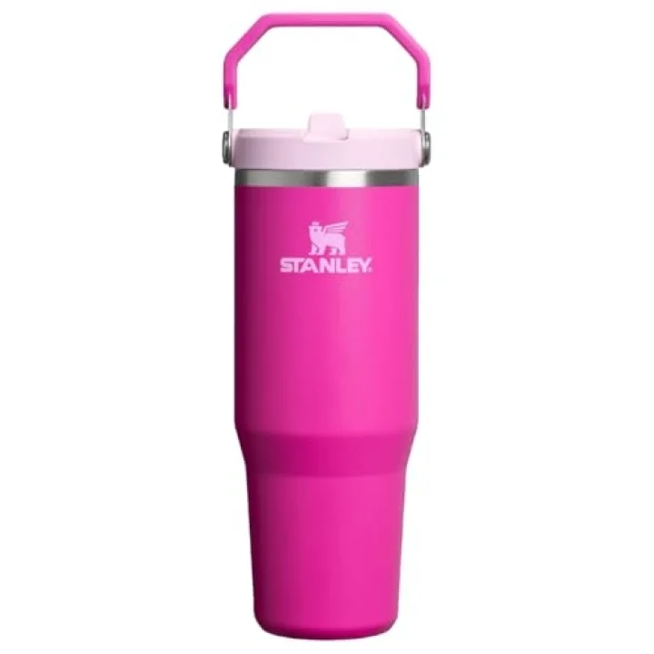 The IceFlow Flip Straw 2.0 Tumbler 0.89L Pembe Termos