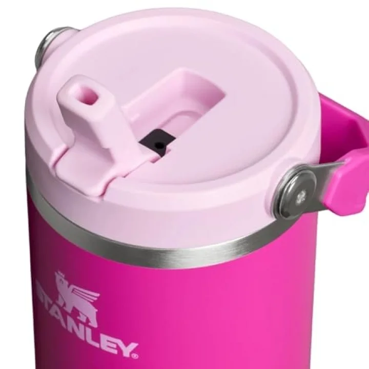 The IceFlow Flip Straw 2.0 Tumbler 0.89L Pembe Termos