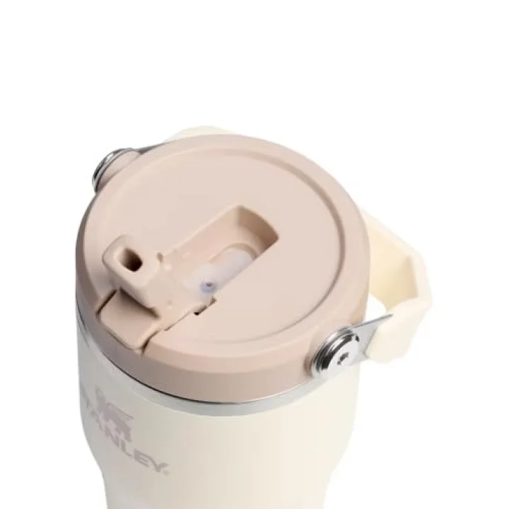 The IceFlow Flip Straw Pipetli Termos Bardak 0.59 LT Matara Bej, 10-13425-0119