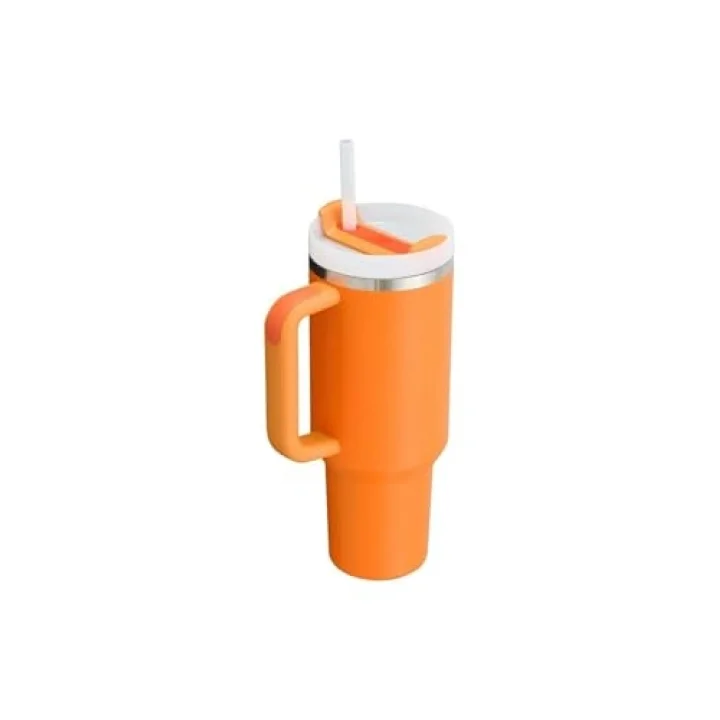 The Quencher H2.O FlowState Tumbler Pipetli Termos, 1.18L, Turuncu