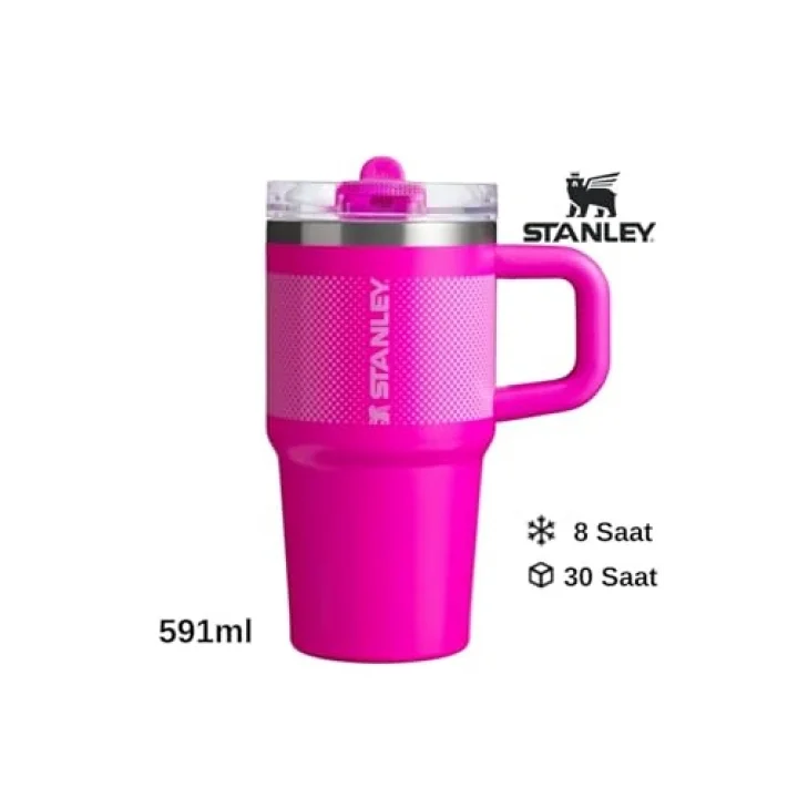 The Quencher Protour Flip Straw Termos 0,60 L Pipetli Termos 10-12484-098 Pembe