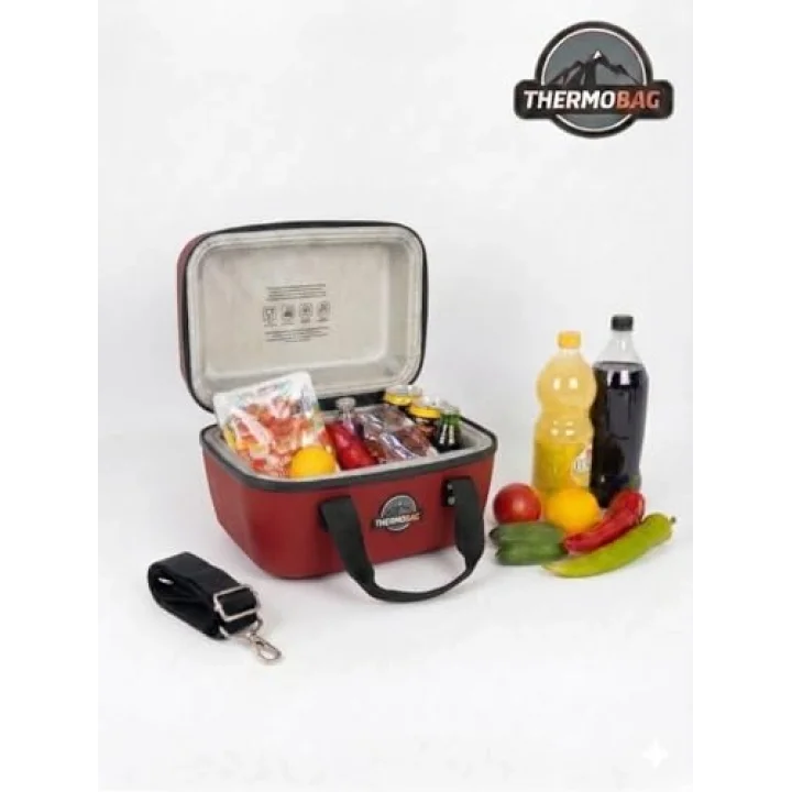 THERMOBAG 8LT Isı Yalıtımlı Soğutucu Termos Çanta Kırmızı