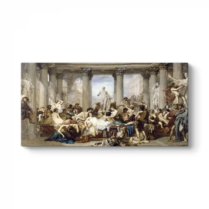Thomas Couture - Romanın Çöküşü Tablosu 160 x 80