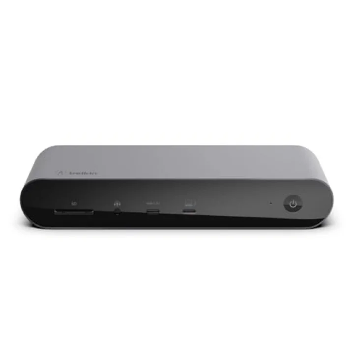 Thunderbolt 4 Dock Pro, Tek 8K 60hz, Çift 4K Ekran Uyumlu, 2 x Thunderbolt 4 Bağlantı Noktası, 2 x HDMI Bağlantı Noktası, 90W Güç Dağıtım PD, Ses Girişi/Çıkışı