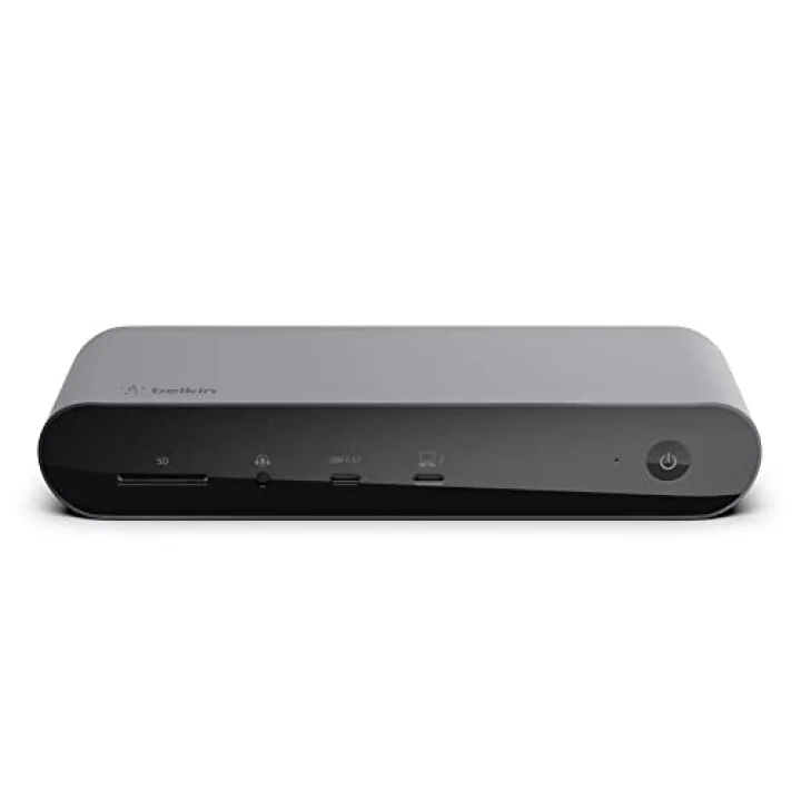 Thunderbolt 4 Dock Pro, Tek 8K 60hz, Çift 4K Ekran Uyumlu, 2 x Thunderbolt 4 Bağlantı Noktası, 2 x HDMI Bağlantı Noktası, 90W Güç Dağıtım PD, Ses Girişi/Çıkışı