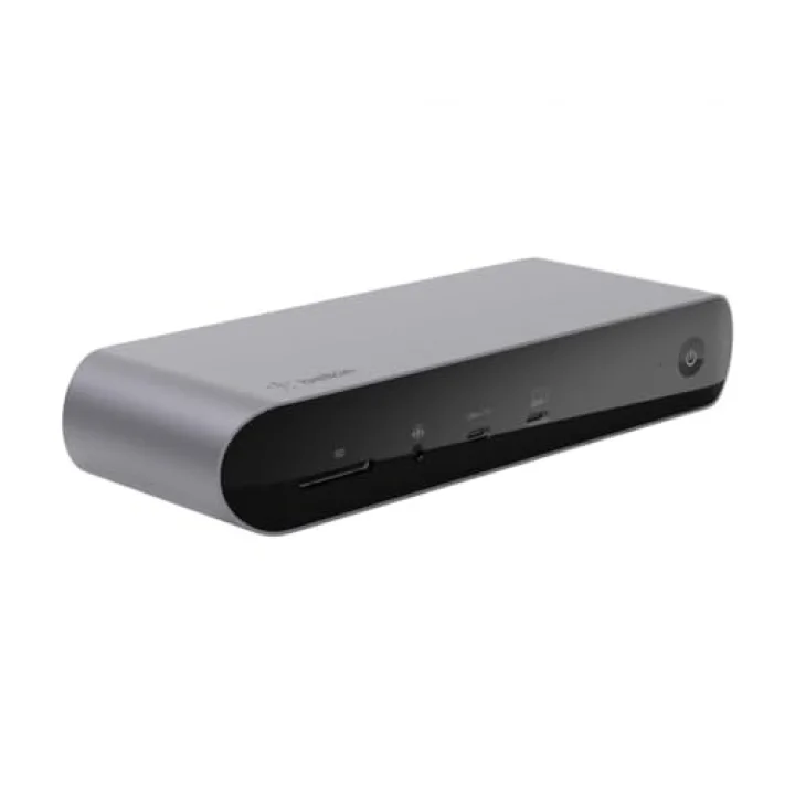 Thunderbolt 4 Dock Pro, Tek 8K 60hz, Çift 4K Ekran Uyumlu, 2 x Thunderbolt 4 Bağlantı Noktası, 2 x HDMI Bağlantı Noktası, 90W Güç Dağıtım PD, Ses Girişi/Çıkışı