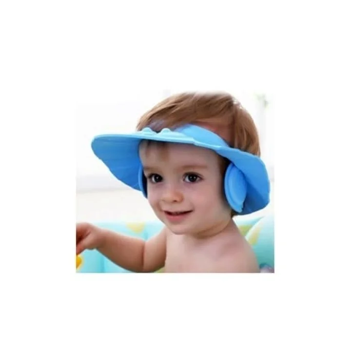 TİNEKE Bebek Banyo Şapkası -kulaklıklı Mavi