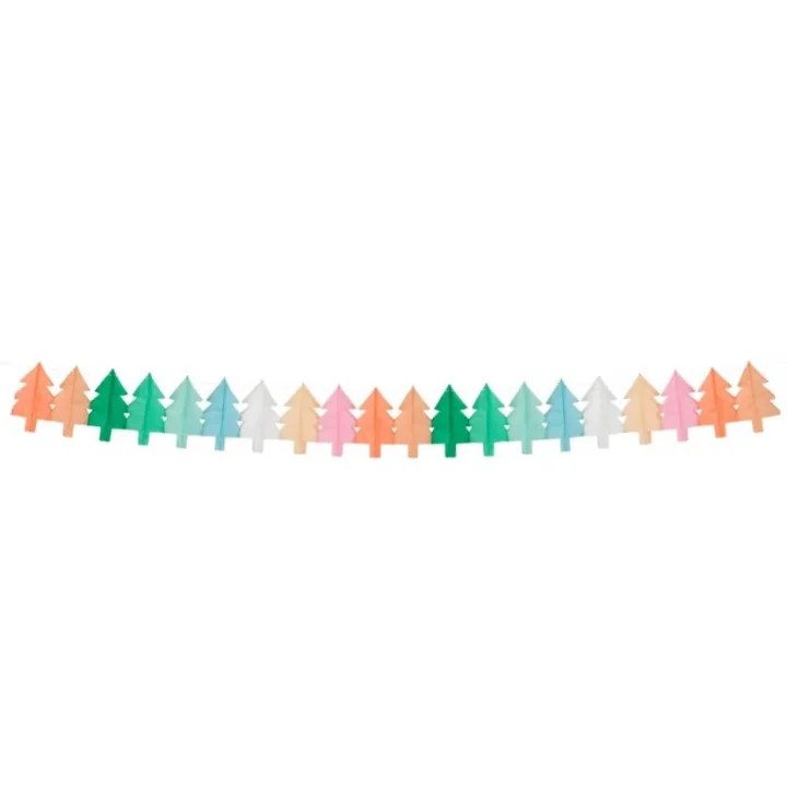 Tissue Paper Christmas Tree Garlands - Yeni Yıl Ağacı Asılan Süs