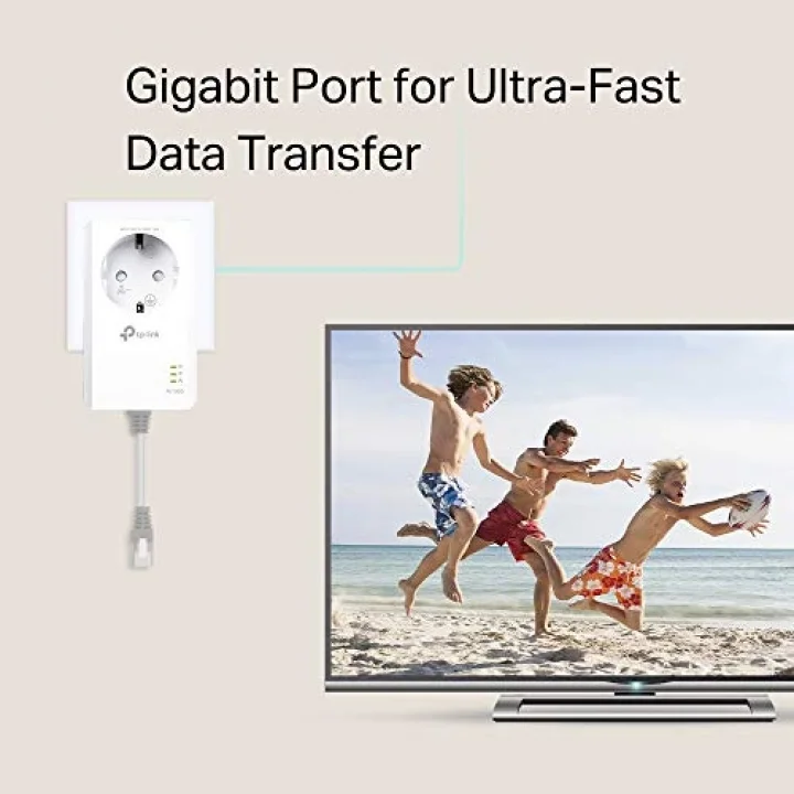 TL-PA7017P KIT, AV1000 Gigabit Passthrough Powerline Başlangıç Kiti