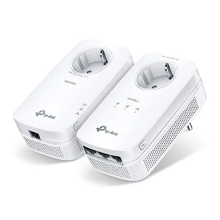 TL-PA8033P KIT, AV1300 3-Port Gigabit Passthrough Powerline Starter Kit