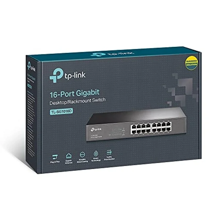 TL-SG1016D, 16-Port Gigabit Masaüstü/Rackmount Switch
