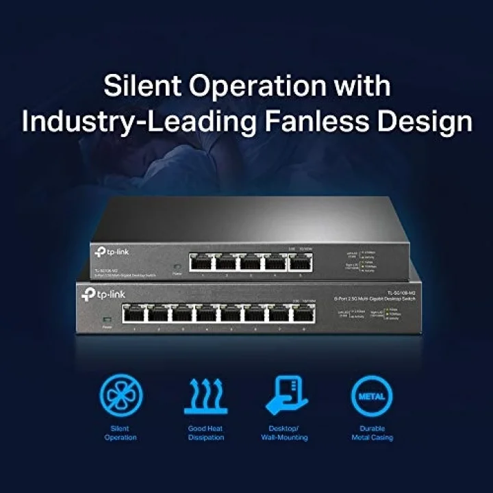 TL-SG108-M2, 8-Port 2.5G Desktop Switch