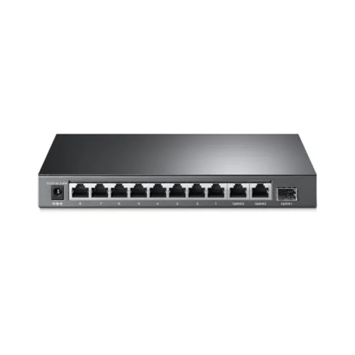 TL-SL1311MP, 8-Port 10/100Mbps + 3-Port Gigabit Desktop Switch with 8-Port PoE+