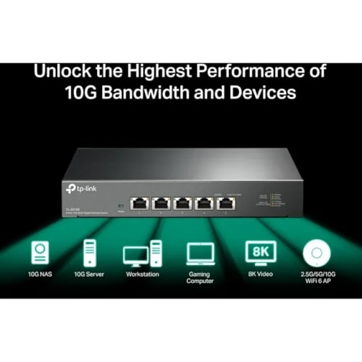 TL-SX105, 5-Port 10G Desktop Switch