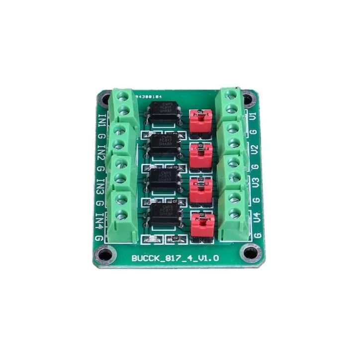 TLS Robotik PC817 4 Kanal Optokuplör İzolasyon İçin Modül