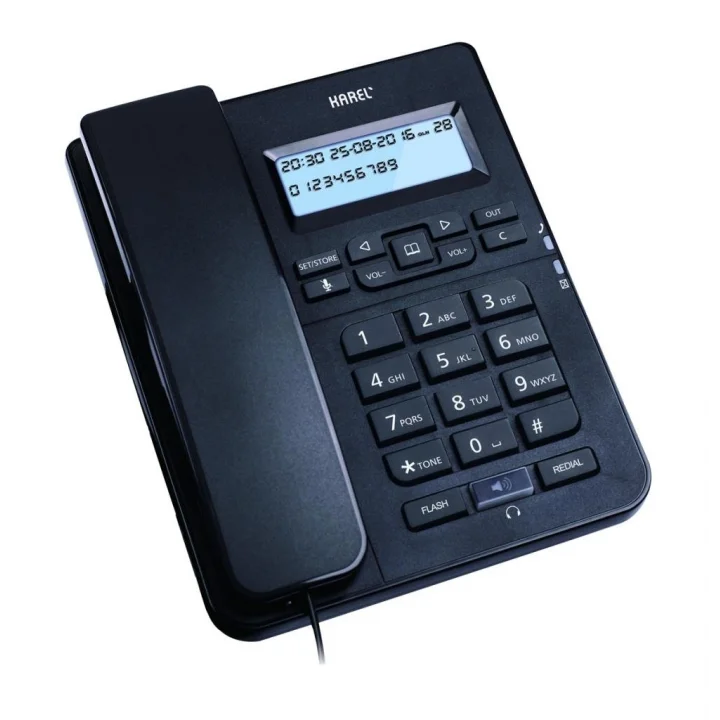 TM145 Siyah TM145 Siyah Kablolu Telefon, Siyah