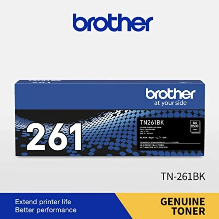 TN-261BK 2.500 Sayfa Black Siyah Toner HL-3150-3170 MFC-9140-9330