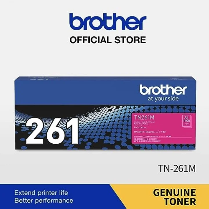 TN-261M 1.400 Sayfa Magenta Kırmızı Toner HL-3150-3170 MFC-9140-9330