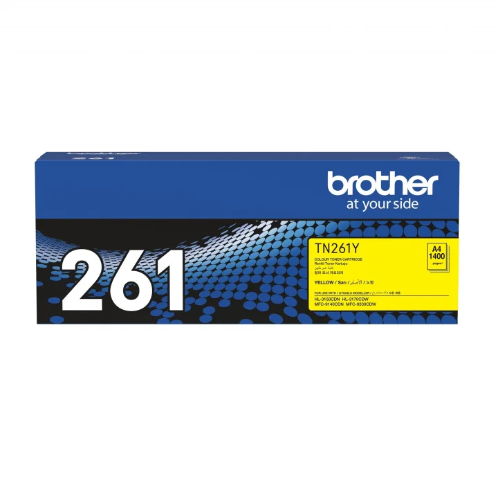 TN-261Y 1.400 Sayfa Yellow Sarı Toner HL-3150-3170 MFC-9140-9330