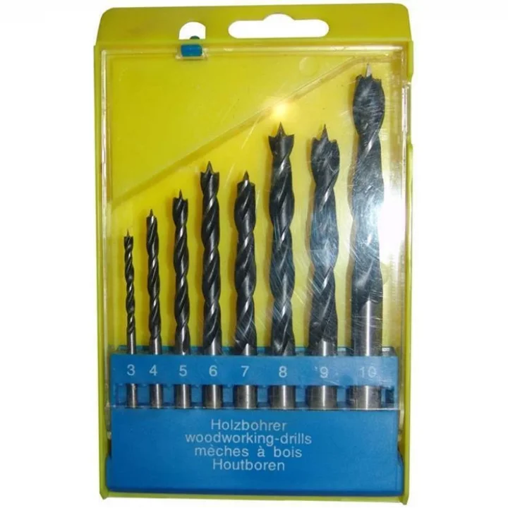 Mey İthalat® Todrill TD50191 Ahşap Matkap Ucu 8 Parça