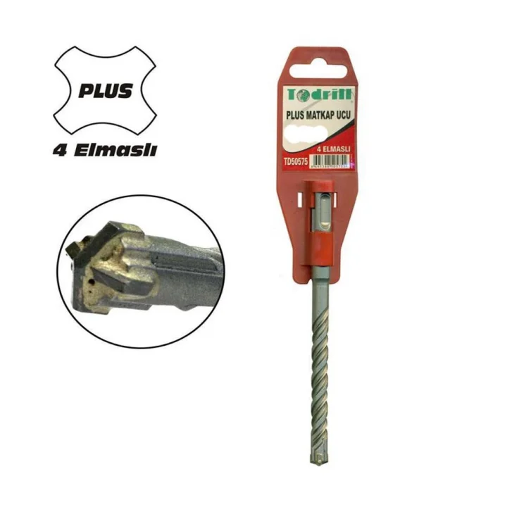 Mey İthalat® Todrill TD50581 10X160 Sds Plus 4 Elmaslı Matkap Ucu