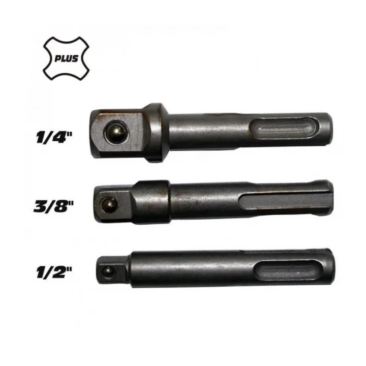 Mey İthalat® Todrill TD50738 3 lü SDS Adaptör Seti