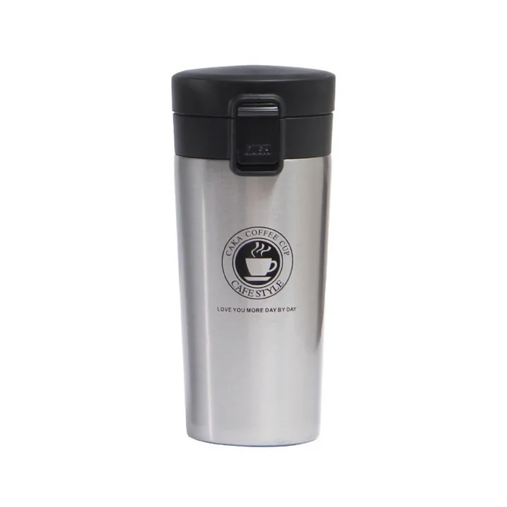 Togg T10x araç Bardaklığına Uyan 304 L Çelik Gri 500 ml Kahve El Termos Mug