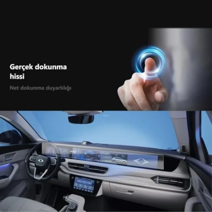 Togg T10X İle Uyumlu Mat Ekran Koruyucu Multimedya Dijital Gösterge