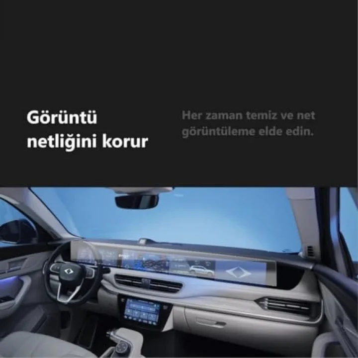 Togg T10X İle Uyumlu Mat Ekran Koruyucu Multimedya Dijital Gösterge