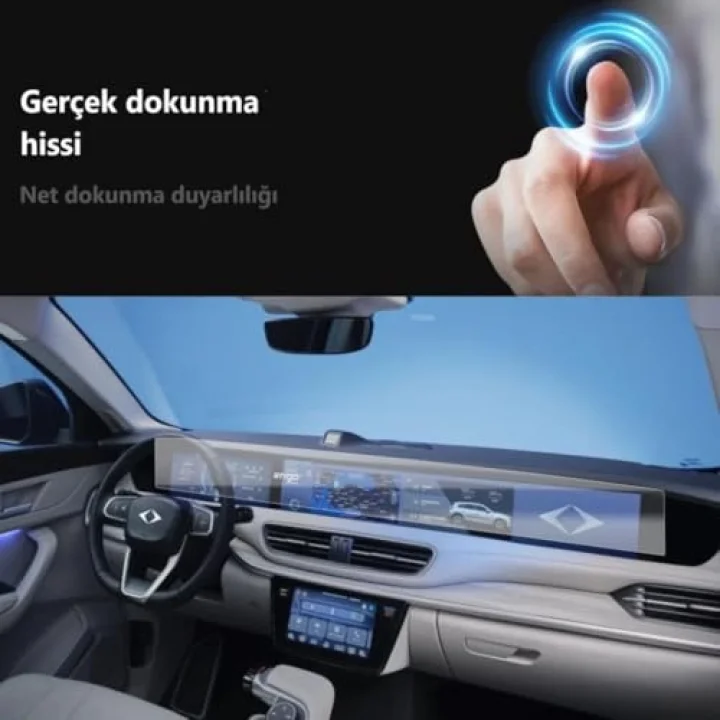 Togg T10X İle Uyumlu Mat Ekran Koruyucu Multimedya Ve Dijital Gösterge